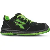 U Power Veiligheidsschoen CANYON, maat 40 W. 11, zwart/groen, S1PS FO SR ESD, microvezel