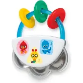 Baby einstein Tiny Tamboerijn muzikaal speelgoed en rammelaar BPA-vrij om mee te nemen, leeftijd 3 maanden+