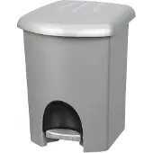 PLAST TEAM Vertriebs GmbH plast team 13560802, plast team Vuilnisbak, 16 liter, zilver
