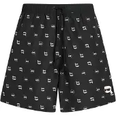 Karl Lagerfeld Zwemshorts zwart / wit