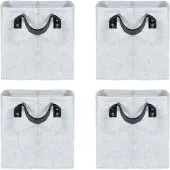 QUVIO Opbergmand vilt - set van 4