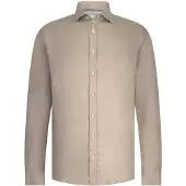 State of Art regular fit overhemd beige linnen