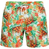 Blackspade Zwemshorts ' Summer Prints ' groen / oranje