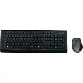 MediaRange Wireless keyboard and mouse combo set, QWERTY (UK), black/grey