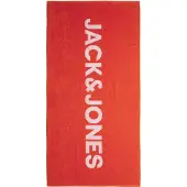 Jack & Jones heren strandlaken big logo rood
