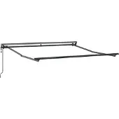 vidaXL Zonnescherm Frame Verstelbaar Antraciet 3 x 2,5 m Staal