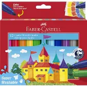 Faber Castell 12 Jumbo Viltstiften 12 Setjes