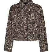 Cars Jeans Norah Jacket Leopard Size: M | Jackets Outlet | Dames | Bruin