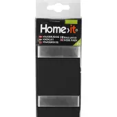Home It flex kapstok met 6 haken 48,4 × 2,2 x 7,2 cm zwart