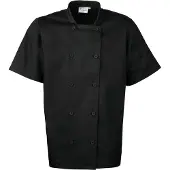 Premier Short Sleeve Chefs Jacket PR656