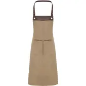 Premier Espresso Bib Apron | Maat: Één maat
