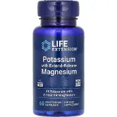 Life Extension - Kalium met Verlengde Afgifte en Magnesium - 60 Vegetarische Capsules