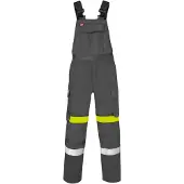 Havep 20333 Amerikaanse Overall Force+ Charcoal/Fluo Geel maat 52 heren
