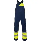 Havep 20446 Amerikaanse Overall High Visibility+ Marine/Fluo Geel maat 54 heren