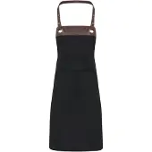 Premier Espresso Bib Apron | Maat: Één maat