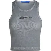 Karl lagerfeld JEANS Top grijs / zwart