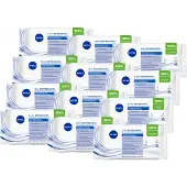 Nivea Reinigingsdoekjes Mini Verfrissend - Gezichtsreiniging - Make-up Remover - Vakantie mini's - Voordeelverpakking - 12x7 stuks