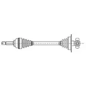 METELLI 17-1407 Aandrijfas