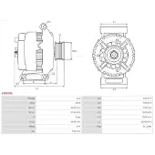 AS-PL A0944S Dynamo / Alternator