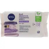 Nivea Biodegradeable Wipes 25s 3in1 Sensitive (NIV488)