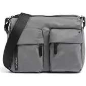 Mandarina Duck Schoudertas Hunter Crossover Smoked Pearl Grijs