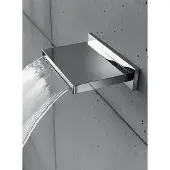 Hotbath Archie AR160 uitloop cascade geborsteld gunmetal PVD