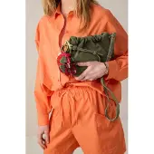 Sissy-Boy Groene bag charm met klavertjes