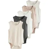 Next Rompertje/body nude / taupe / antraciet / poederroze