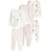 Next Nachtkledij bruin / rosa / wit