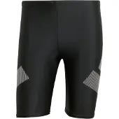 Adidas Sportzwembroek 'Big Bars' zwart / wit