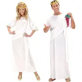 Widmann Romeinse toga wit unisex