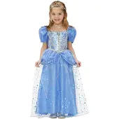 Widmann Prinsessenjurk blauw kinderen