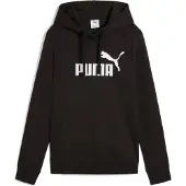 Puma Sportief sweatshirt 'ESS No. 1' zwart / wit