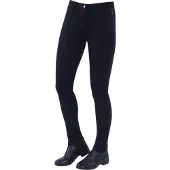 Dublin Dames rijbroek met knie rits Supa-fit zip up