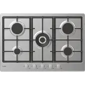 Candy Timeless CHG74WX Roestvrijstaal Ingebouwd 74.5 cm Gaskookplaat 5 zone(s)