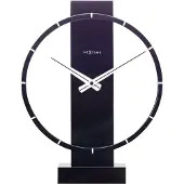 Nextime - 5226ZW - Wandklok - 34x27cm - zwart - Carl
