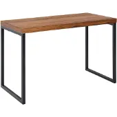 Wohnling Bureau sheeshamhout 117 cm breed