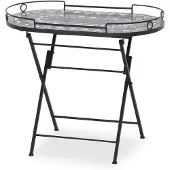 Gardamo Como Serveertafel 41x67,5x60 cm Staal/Keramiek