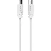 Sinox SELECT IEC (m) - IEC (v) coaxkabel | wit | 1,5 meter