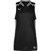 Puma Tricot 'Hoops Team Game' zwart / wit
