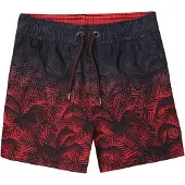 KOROSHI Zwemshorts indigo / rood / zwart