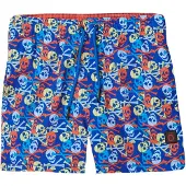 KOROSHI Zwemshorts blauw / lichtgeel / donkeroranje