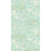 Living Walls The Wall II - Turquoise - Palmen - 392061
