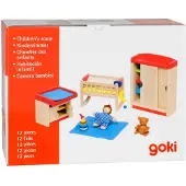 Goki Meubeltjes Poppenhuismeubeltjes Kinderkamer 12-delig