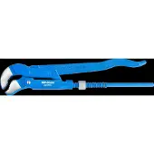 SW-Stahl 42210L pijptang 1 inch 335 mm I pijptang S-kaak I antislip loodgieterstang gesmeed en gelakt I tang van chroom-vanadiumstaal I pijpmontage I pijpsleutel blauw
