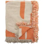 Bloomingville Caya plaid 130x160 cm Oranje