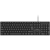 Savio KB-01, Volledige grootte (100%), Kabel, USB, Membraantoetsen, QWERTY, Zwart