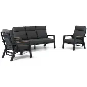 Lifestyle Garden Furniture Lifestyle Marseille stoel-bank loungeset 3-delig
