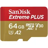 SanDisk Micro SD Memory Card with Adaptor SDSQXBU-064G-GN6MA