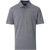 Casa Moda polo donkerblauw melange gemêleerd